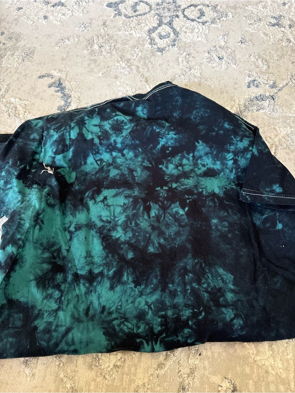 Gildan Green and Black Tie-Dye "Sundays Are For The Birds" Philly T‑Shirt - Picture 4 of 4